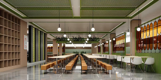 Real scene effect drawing  3D rendering Restaurant